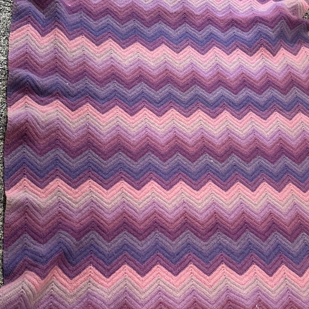 (4) VTG 60's Colorful Granny Square Geometric Crochet Afghan Lap Throw Blankets